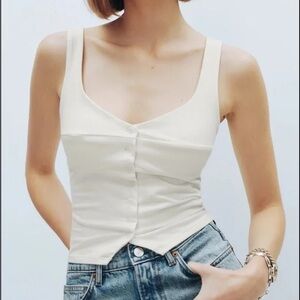 Reformation Donna Knit Tank, Size M